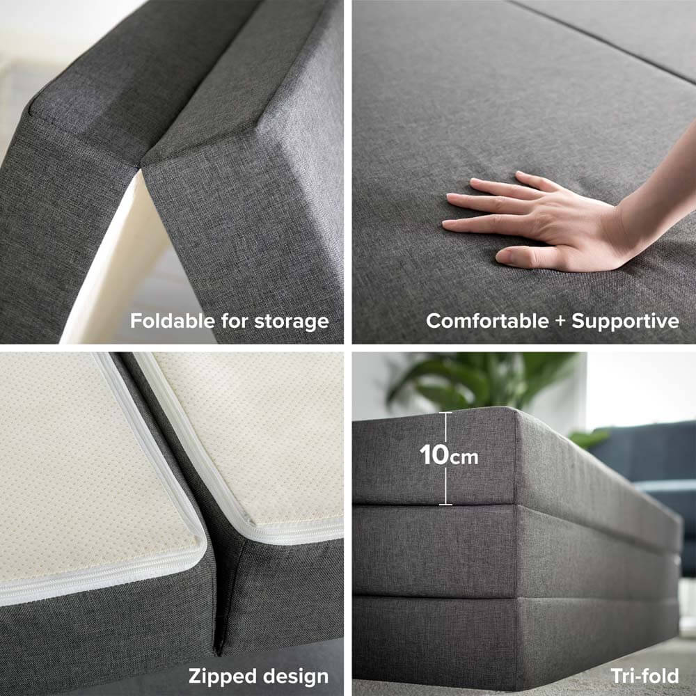 10Cm Foldable Topper Double..