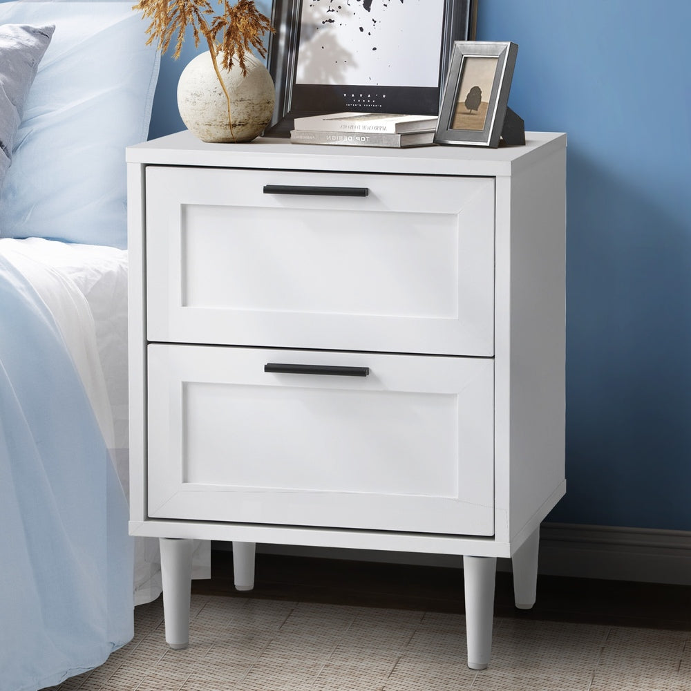 Hopkins 2 Drawer Bedside Table