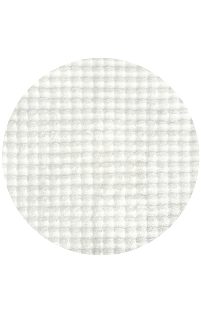 Bubble Washable Rug White 200 x 200 CM