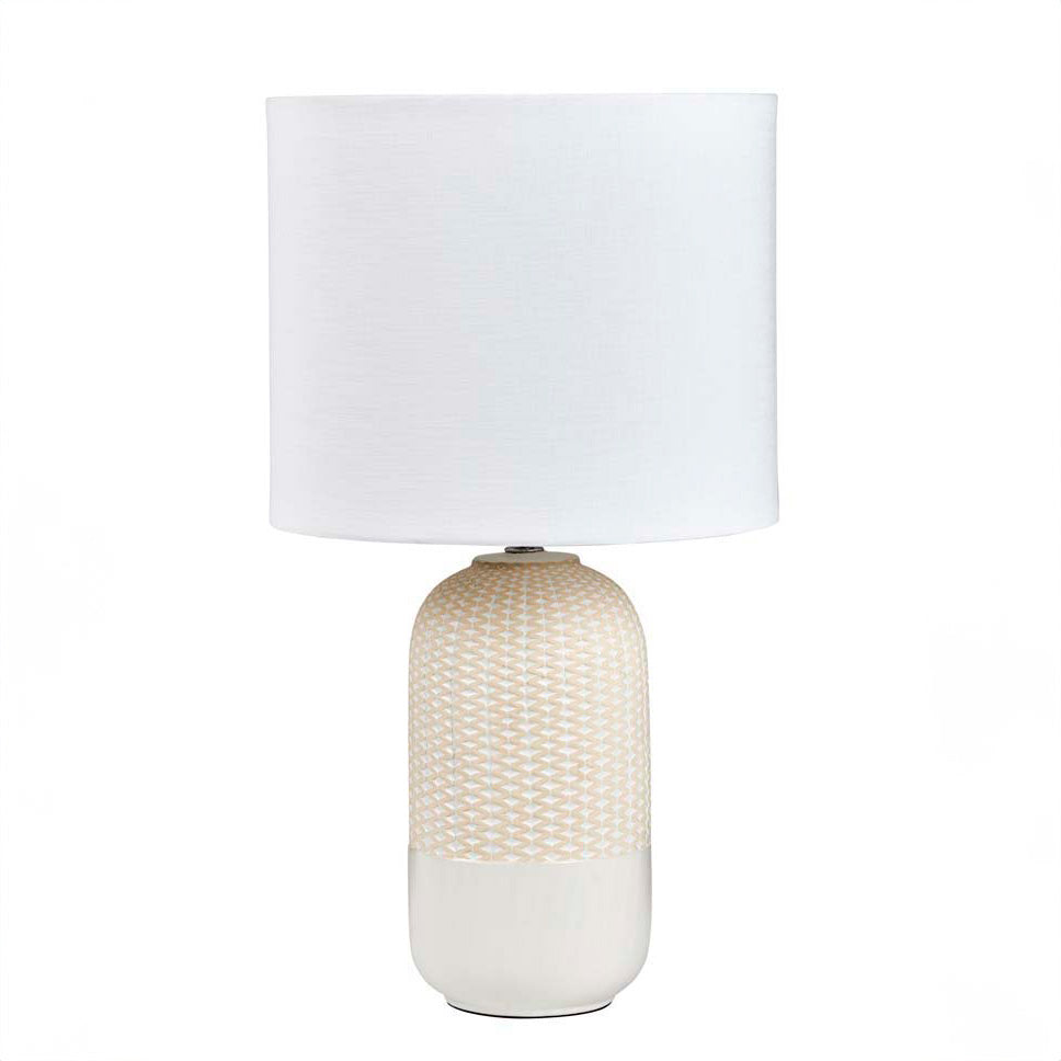 River Table Lamp Natural White