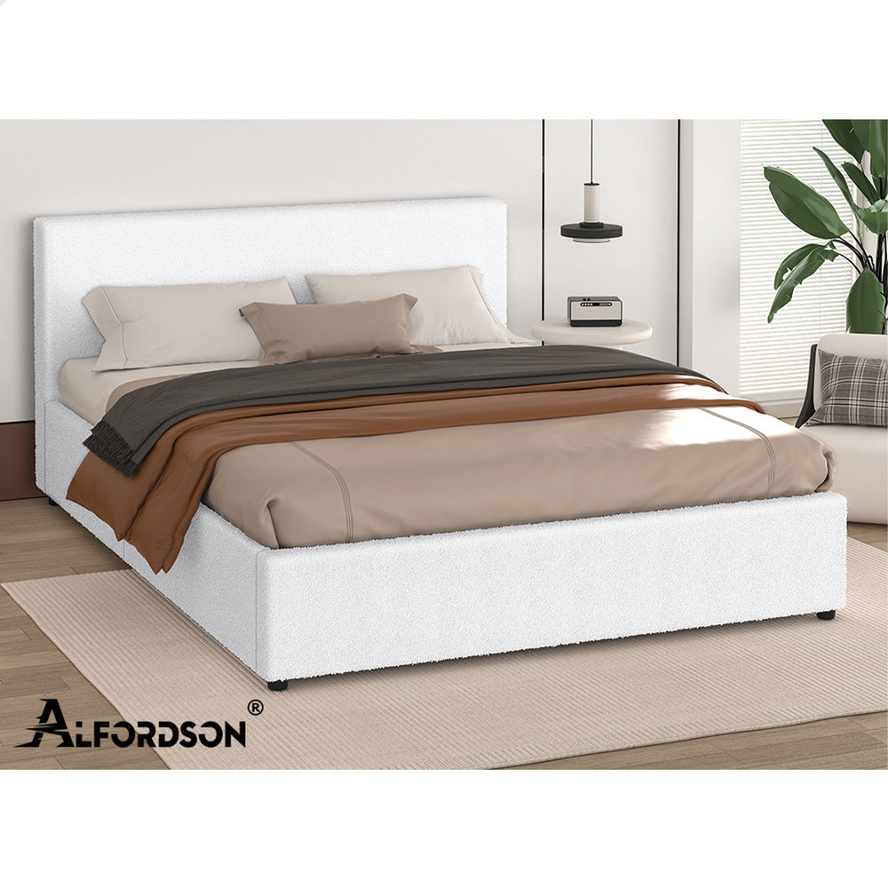 Houston Boucle Gas Lift Bed