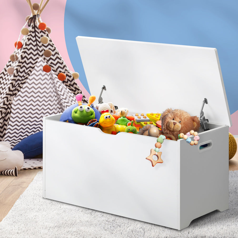 Kids' Toy Storage Box White