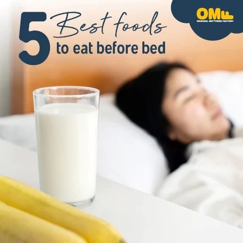 Foods for a cOMFy sleep