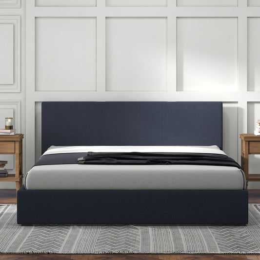 Milano Luxury Gas Lift Bed with Headboard (Model 1) No.35 King Charcoal