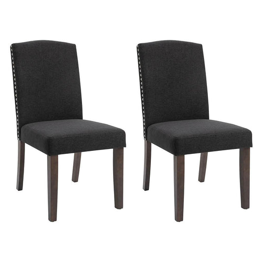 Lethbridge Dining Chair Set of 2 Charcoal