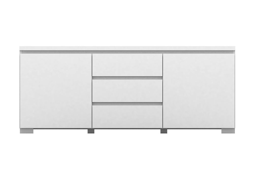 Elara High Gloss Buffet Unit - White