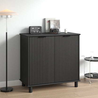 Sorrento 2 Door Sideboard Cupboard - Black