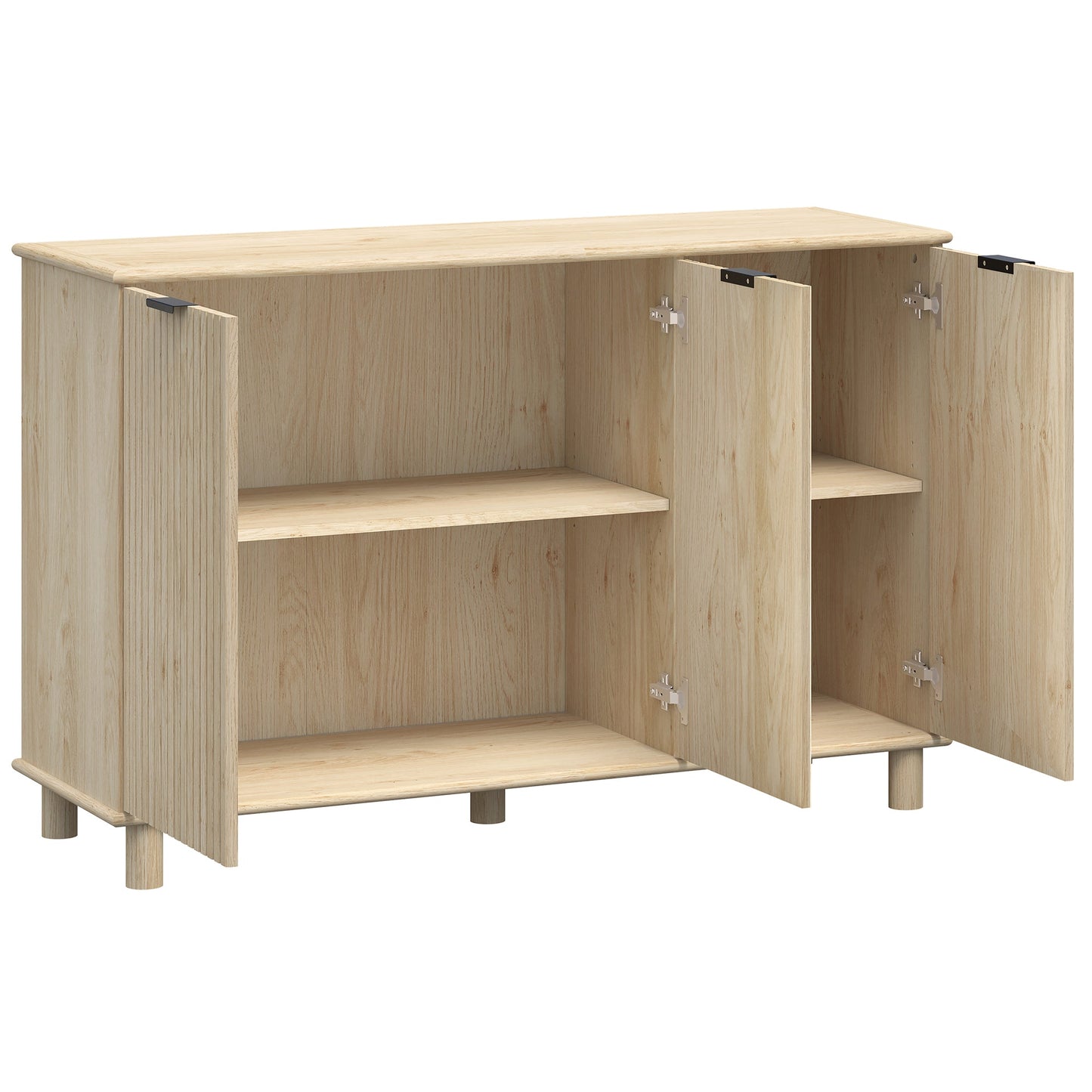 Sorrento 3 Door Sideboard Cupboard - Oak