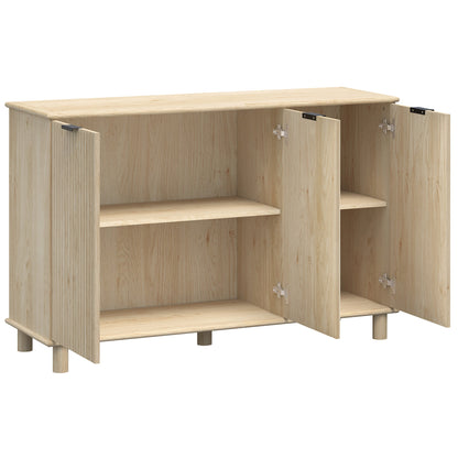 Sorrento 3 Door Sideboard Cupboard - Oak