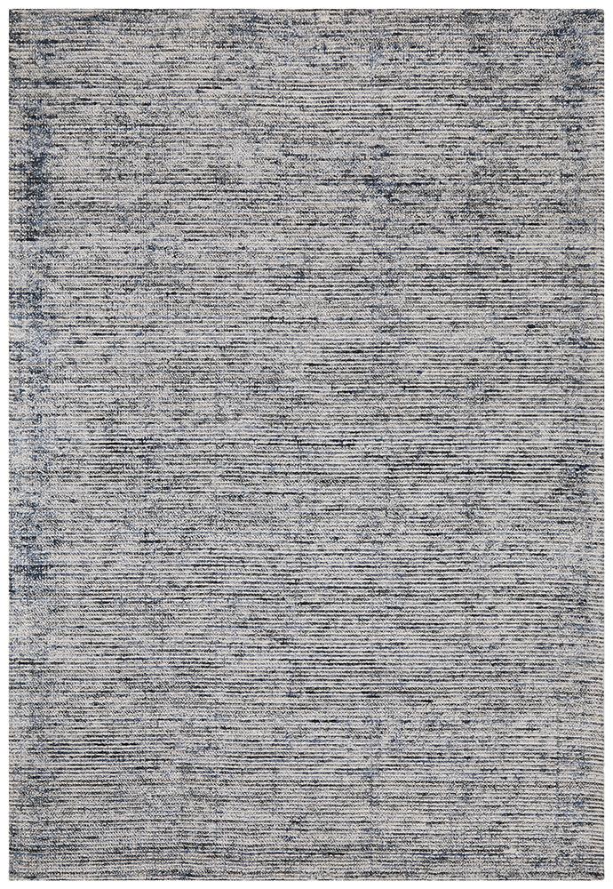 Allure Indigo Cotton Rayon Rug 320 x 230 CM