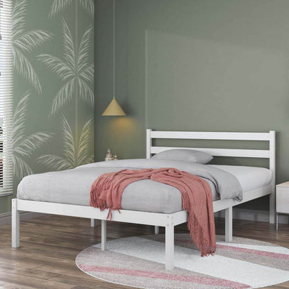 Robin Bamboo White Bed Frame Single