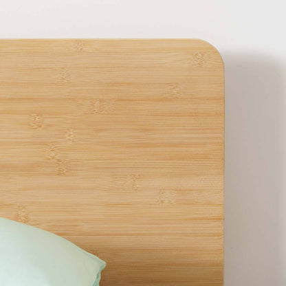 Arden Bamboo Wood Bed Frame Natural Double