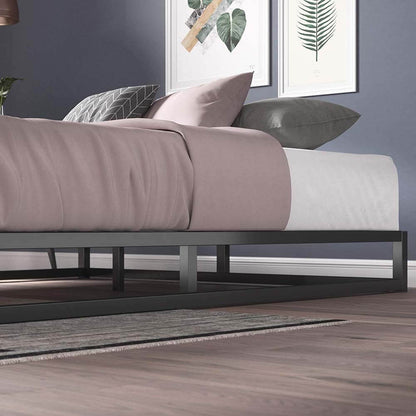 Joseph Metal Low Bed Base Black Double