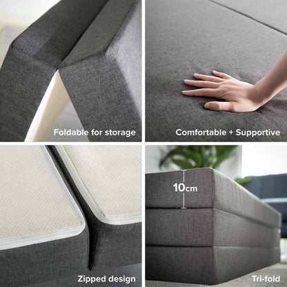 10Cm Foldable Topper Double..