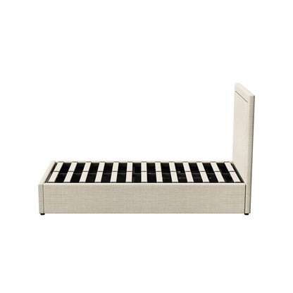 Mireille Gas Lift Storage Bed Frame - King Single