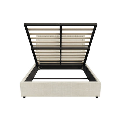 Mireille Gas Lift Storage Bed Frame - Queen