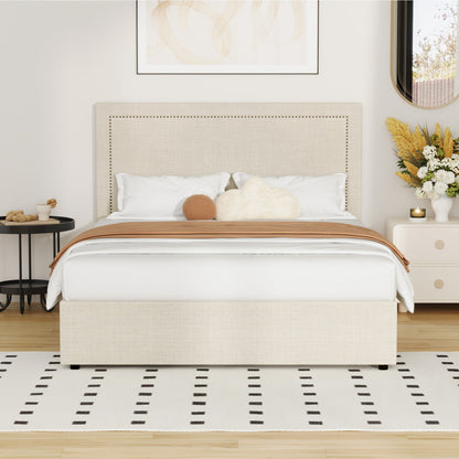 Mireille Gas Lift Storage Bed Frame - Queen