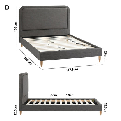 Flores Bed Frame - Double