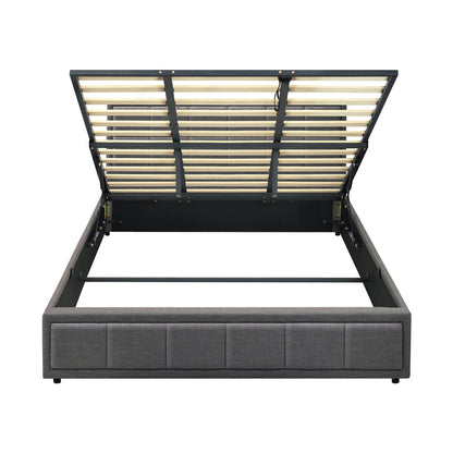 Reese Upholstered Gas Lift Bed - King