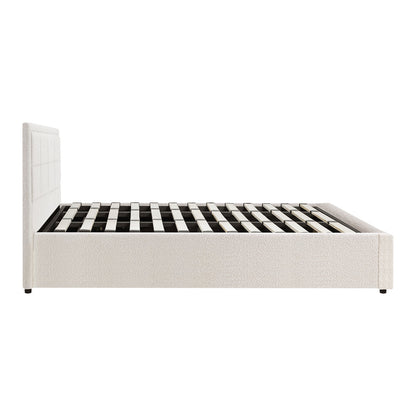 Reese Boucle Gas Lift Storage Bed - King