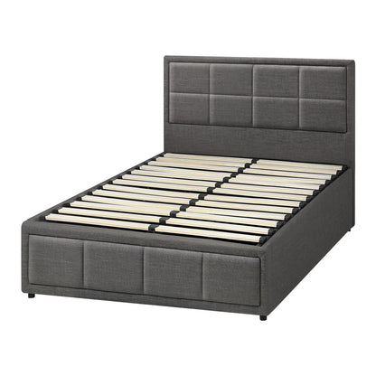Reese Upholstered Gas Lift Bed - King Single