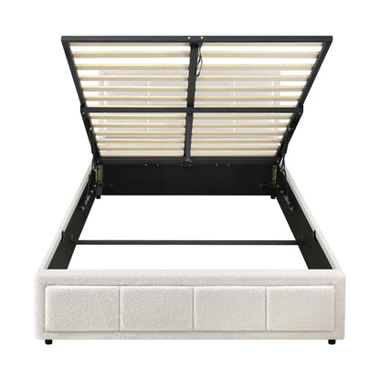 Reese Boucle Gas Lift Storage Bed - King Single