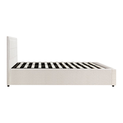 Reese Boucle Gas Lift Storage Bed - King Single
