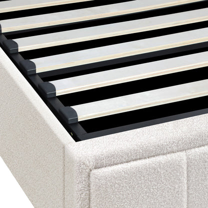 Reese Boucle Gas Lift Storage Bed - King Single