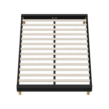 Siena Faux Leather Bed Base - Double