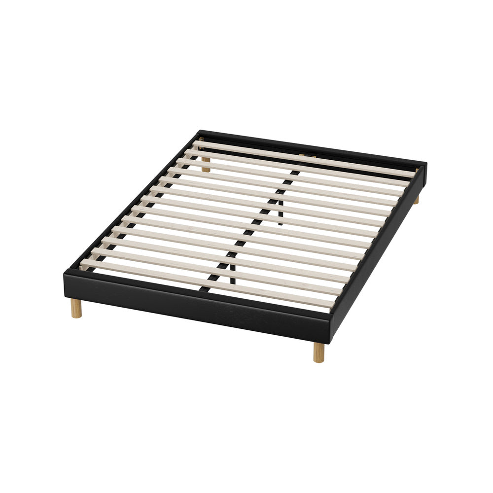 Siena Faux Leather Bed Base - Double