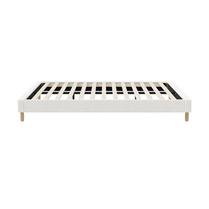 Siena Boucle Bed Base - Double