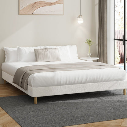 Siena Boucle Bed Base - King
