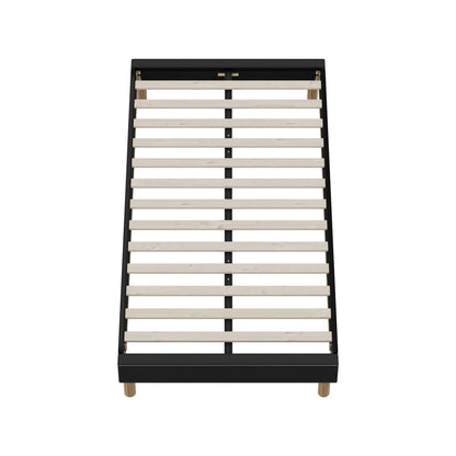 Siena Faux Leather Bed Base - King Single