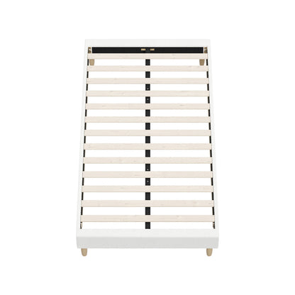 Siena Boucle Bed Base - King Single