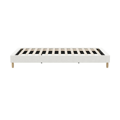 Siena Boucle Bed Base - King Single