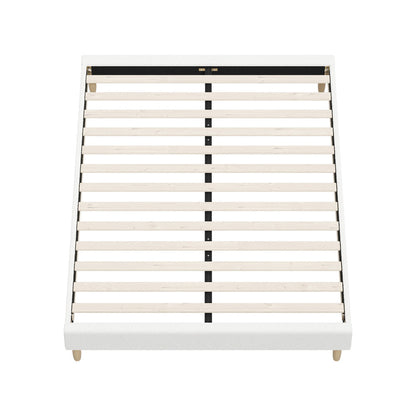 Siena Boucle Bed Base - Queen