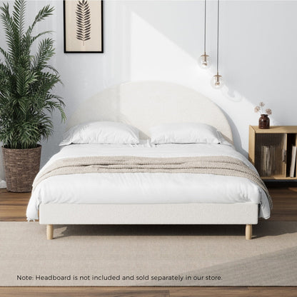 Siena Boucle Bed Base - Queen