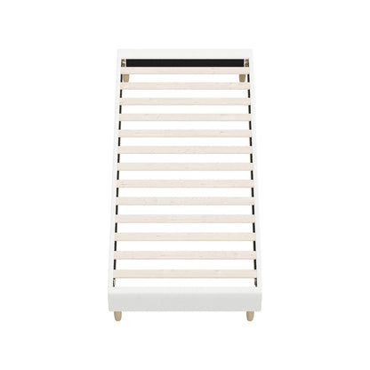 Siena Boucle Bed Base - Single