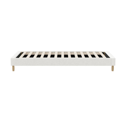 Siena Boucle Bed Base - Single