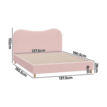 Darwin Boucle Bed Frame