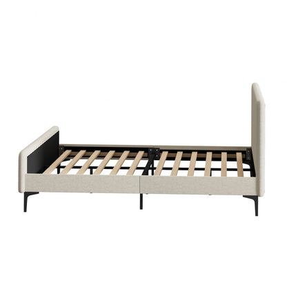 Emily Beige Bed - King