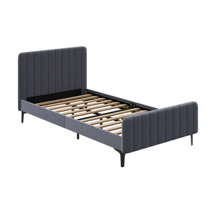 Kaidon Grey Bed - King Single