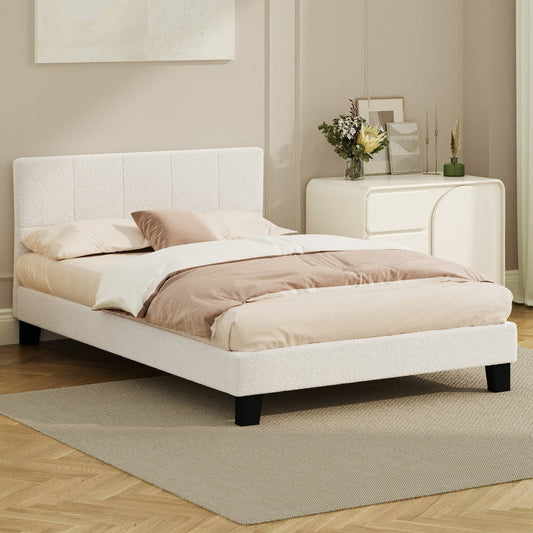 Aurelia Boucle Bed Frame - Double