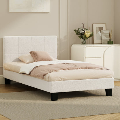 Aurelia Boucle Bed Frame - King Single