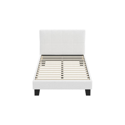 Aurelia Boucle Bed Frame - King Single