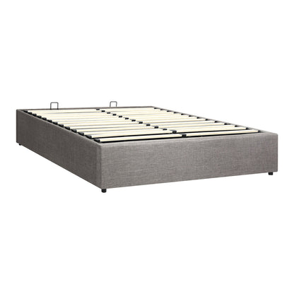 Larkham Grey Gas Lift Bed Base - Double