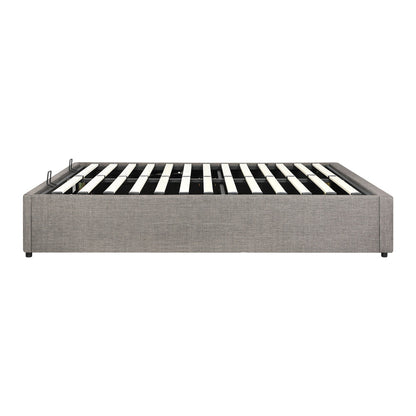 Larkham Grey Gas Lift Bed Base - Double