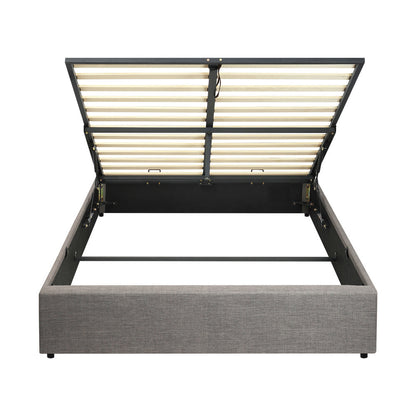 Larkham Grey Gas Lift Bed Base - Double