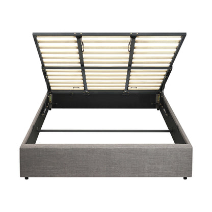 Larkham Grey Gas Lift Bed Base - King