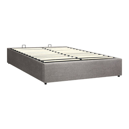 Larkham Grey Gas Lift Bed Base - Queen